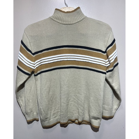 South Pole Other - Southpole Texture Sweater‎ Cream Thick Cable Knit Mens XL Vintage